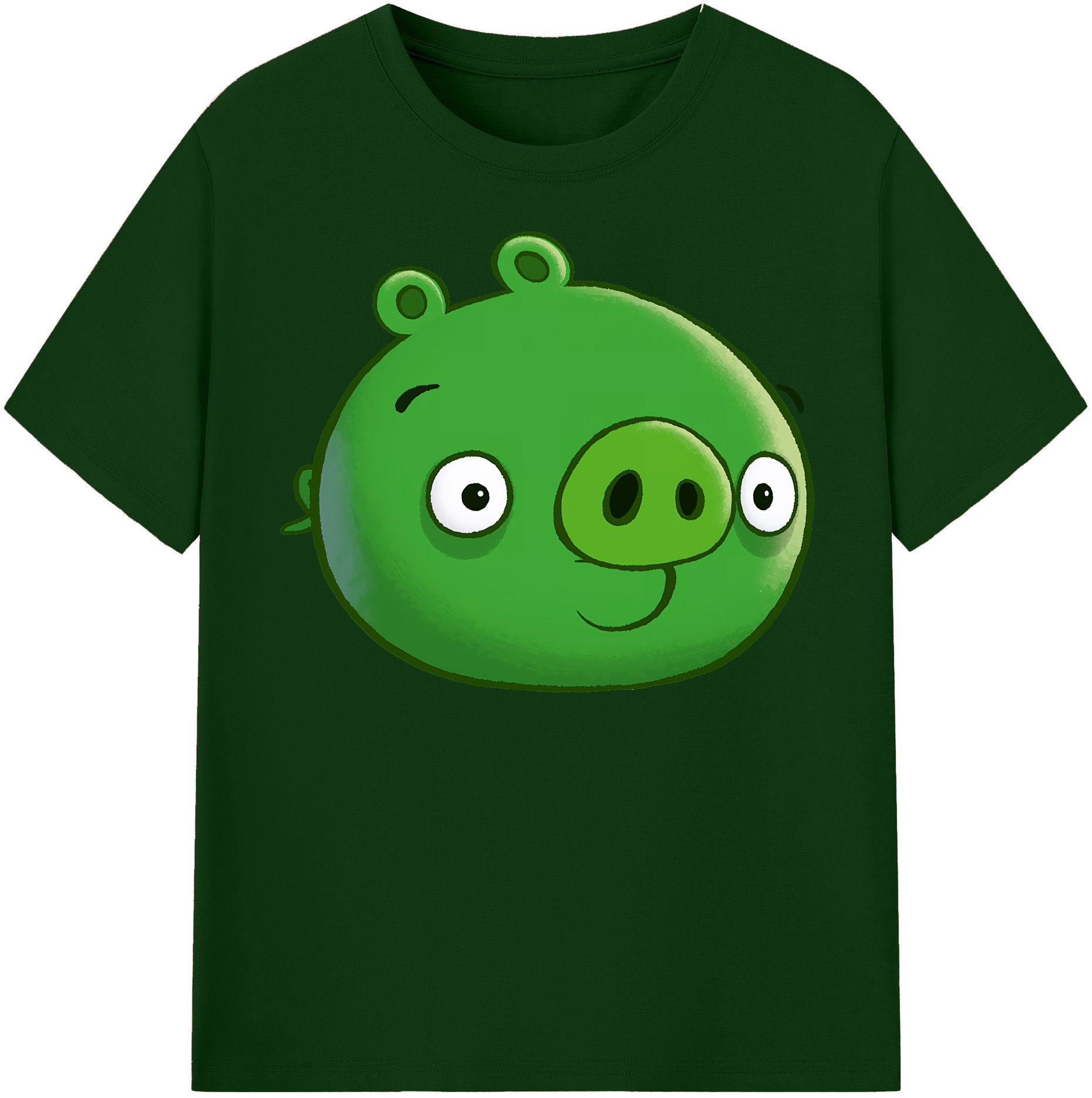 （画像用） Angry Birds アングリーバード 綿100％半袖Tシャツ（フロントプリント）